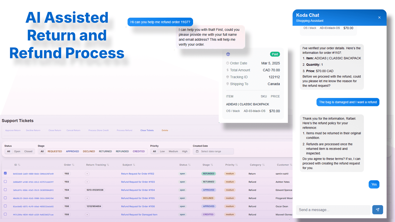 AI-Assisted Returns & Refunds